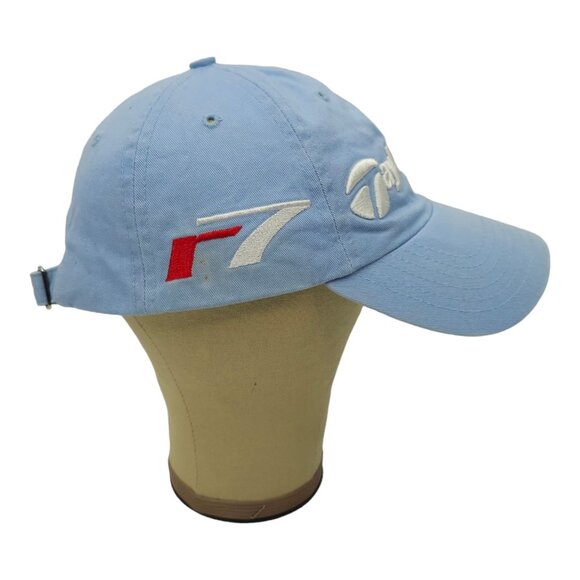 TaylorMade R7 Golf Cap Adjustable Tuck Strap Embroidered Trucker Baseball Hat - Picture 12 of 14